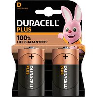 2 DURACELL Batterien PLUS Mono D 1,5 V von Duracell