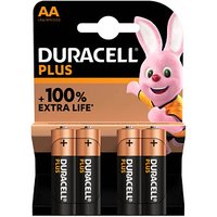 4 DURACELL Batterien PLUS Mignon AA 1,5 V von Duracell