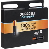 8 DURACELL Batterien Optimum Micro AAA 1,5 V von Duracell