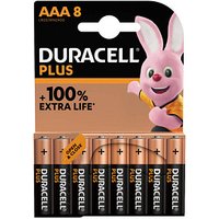 8 DURACELL Batterien PLUS Micro AAA 1,5 V von Duracell