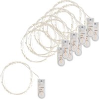 VBS Micro-LED-Lichterketten mit Timer, 10 Stück - 20 LEDs von VBS XXL