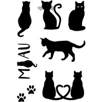 Clear Stamps "Katzen" von Durchsichtig