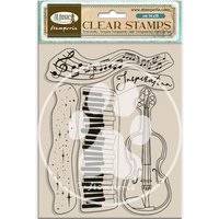 Clear-Stamps "Music" von Stamperia