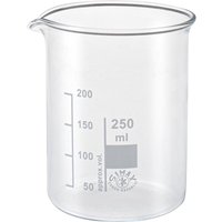 Mischbecher aus Glas mit Skala - 250 ml von Durchsichtig