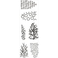 Silikonstempel für Faltblume "Design" von Durchsichtig