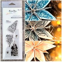 Silikonstempel für Faltstern Mittel "Christmas" Silikonstempel für Faltstern Mittel "Christmas" von FarbTon Papier