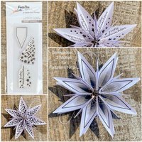 Silikonstempel für Faltstern Mittel "Frohe Weihnachten" Silikonstempel für Faltstern Mittel "Frohe Weihnachten" von FarbTon Papier