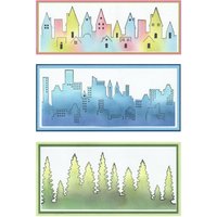 Sizzix Clear Stamp Set "Cosmopolitan - The View by Stacey Park" Sizzix Clear Stamp Set "Cosmopolitan - The View by Stacey Park" von Sizzix