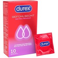 durex Kondome Gefühlsecht Extra Feucht, 10 St. von Durex