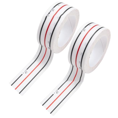 2 Rolls 1/4 Zoll Seam Diagonal Seam Tapes 10 m Each Roll Sewing Basting Tape for Stitching Straight Diagonal Seams Anleitung Tool Seamingly Accurate Seams Guide for Sewing Machines von Duroecsain