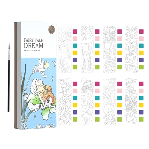 Aquarell-Papierbuch | Malbuch für Aquarellpapier, tragbar, für Malerei im Freien, Anfänger, kreative Kunstprojekte Aquarell-Papierbuch | Malbuch für Aquarellpapier, tragbar, für Malerei im Freien, Anfänger, kreative Kunstprojekte von Duroecsain