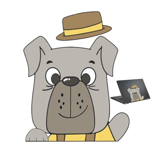 Autoaufkleber für Hunde, Hunde-Autoaufkleber, Autoaufkleber, wasserdicht, lustig, Anime, für Fenster, Gepäck, Computer von Duroecsain