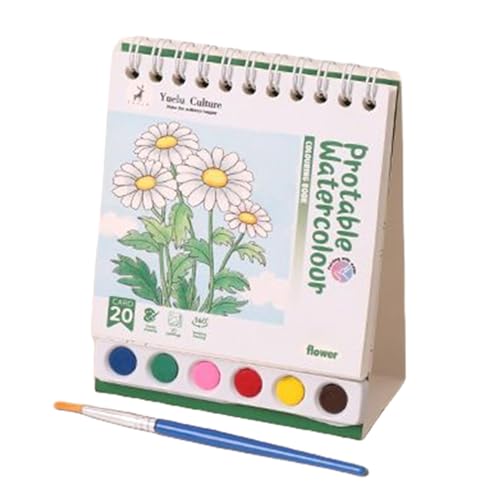 Duroecsain Aquarell Malbuch,Zeichenbuch Mit Pinsel | Lernmalbuch Für Anfänger Perfekt Für Kreatives Malen Geburtstag Kunstunterricht Und Reise Duroecsain Aquarell Malbuch,Zeichenbuch Mit Pinsel | Lernmalbuch Für Anfänger Perfekt Für Kreatives Malen Geburtstag Kunstunterricht Und Reise von Duroecsain