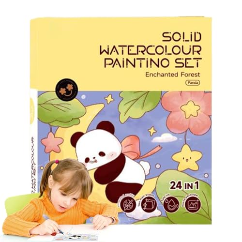 Duroecsain Aquarellbuch, Aquarellbuch | Tagebuch zum Malen, 24 Seiten zum Zeichnen von Spielzeug für Kunstprojekte, Bastelsets Lernspielzeug für Anfänger Duroecsain Aquarellbuch, Aquarellbuch | Tagebuch zum Malen, 24 Seiten zum Zeichnen von Spielzeug für Kunstprojekte, Bastelsets Lernspielzeug für Anfänger von Duroecsain
