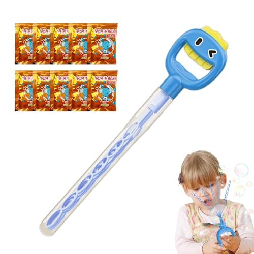 Duroecsain Bubble Blase Stick für die Blasen, Smile Bubble, entspannendes Spiel, niedliches Unterhaltungszubehör für Outdoor, Camping, Versammlungen, von Duroecsain