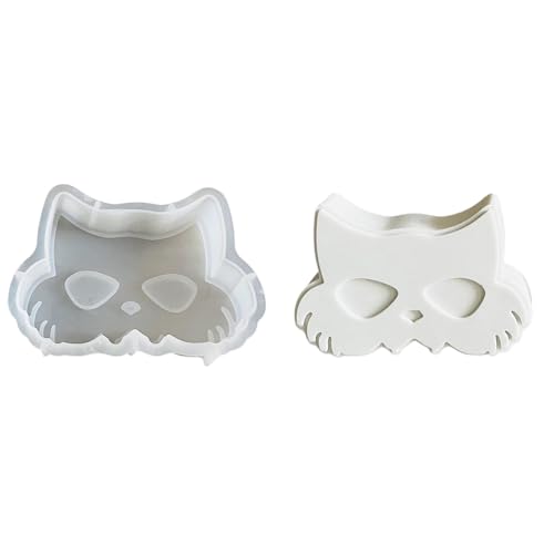 Duroecsain Halloween Kerzenformen | Auto Aromatherapie Silikonform,Dekorform Puppe Handarbeit Für Auto Aromatherapie Anhänger Kunst Seife Dessert Duftperlen Knetmasse Party Deko Epoxidharz Schokolade von Duroecsain