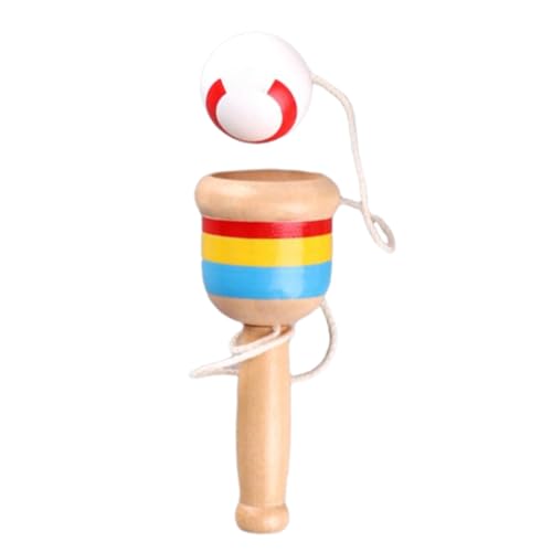 Duroecsain Holzwurf- Und Fangball | Hand Augen Koordination Fördern,Tragbares Hand-Auge-Koordination Spielzeug Für Kinder Ostern Geburtstag Park Spielplatz Schule Picknick Camping Duroecsain Holzwurf- Und Fangball | Hand Augen Koordination Fördern,Tragbares Hand-Auge-Koordination Spielzeug Für Kinder Ostern Geburtstag Park Spielplatz Schule Picknick Camping von Duroecsain