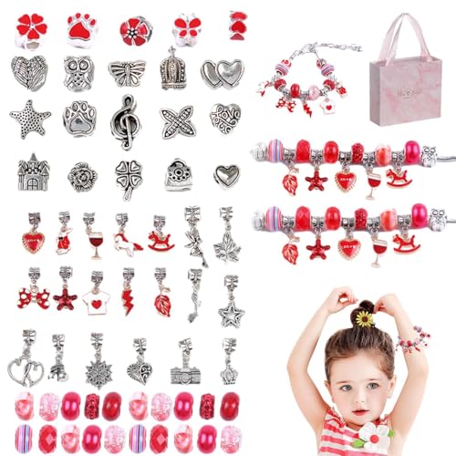 Duroecsain Schmuckbastelset für Mädchen, Perlenarmbänder, Bastelset für Perlenarmbänder, Bastelset für Perlenarmband Duroecsain Schmuckbastelset für Mädchen, Perlenarmbänder, Bastelset für Perlenarmbänder, Bastelset für Perlenarmband von Duroecsain