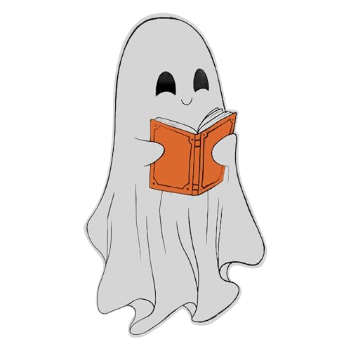Gruselige Lesezeichen | Kreative Geisterform Lesezeichen | Transparente Etiketten für Familienlektüre Romane Kinder Halloween Deko von Duroecsain