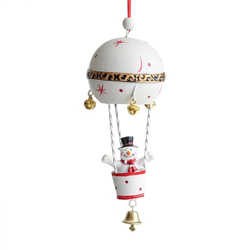Heißluftballon-Ornament, Weihnachtsdekoration, Heißluftballon-Dekoration, Anhänger Glocke, Weihnachtsbaumschmuck für Schlafzimmer, Wohnzimmer Heißluftballon-Ornament, Weihnachtsdekoration, Heißluftballon-Dekoration, Anhänger Glocke, Weihnachtsbaumschmuck für Schlafzimmer, Wohnzimmer von Duroecsain