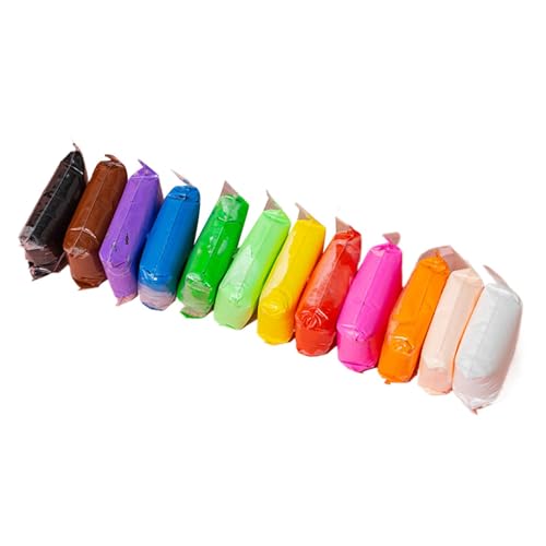 Lufttrockener Ton Kit, Modelliermasse Set - Modelliermodell für Anfänger in mehreren Farben CLAY CLAY CLAY - Home School Jungen Mädchen von Duroecsain