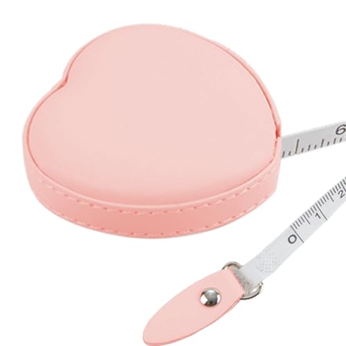 Massband Körper Leder Schneidermaßband Einziehbares Maßband Nähen Measuring Tape zum Messen von Länge Brust Taille usw, 60 Zoll / 1,5 Meter von Duroecsain
