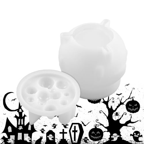Silikonform Für Epoxidharz | Silikonform Für Halloween Hexenkessel | Vielseitige Bastelprojekt Wiederverwendbare Form Für Anfänger Kinder Erwachsene Silikonform Für Epoxidharz | Silikonform Für Halloween Hexenkessel | Vielseitige Bastelprojekt Wiederverwendbare Form Für Anfänger Kinder Erwachsene von Duroecsain