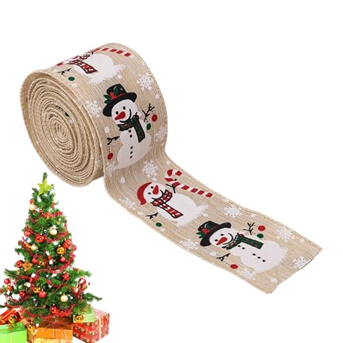 Weihnachtsband | Weihnachtsband - Dekoratives Juteband 5 Meter Für Haarschmuck Geburtstagsfeier Weihnachtsbaum Weihnachtsband | Weihnachtsband - Dekoratives Juteband 5 Meter Für Haarschmuck Geburtstagsfeier Weihnachtsbaum von Duroecsain