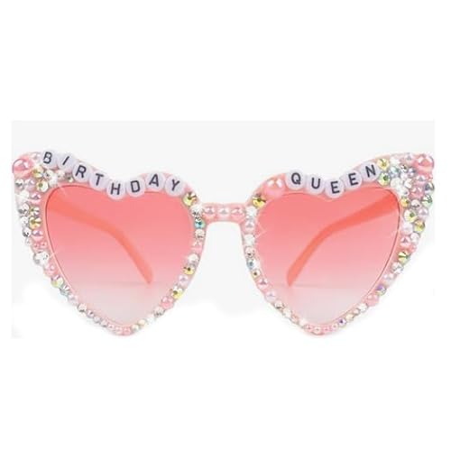 Dusenly Rosa Geburtstagsbrille für Frauen Geburtstag Königin Sonnenbrille Geburtstag Sonnenbrille Geburtstag Königin Brille für Happy Birthday Party Geschenke Supplies Dusenly Rosa Geburtstagsbrille für Frauen Geburtstag Königin Sonnenbrille Geburtstag Sonnenbrille Geburtstag Königin Brille für Happy Birthday Party Geschenke Supplies von Dusenly