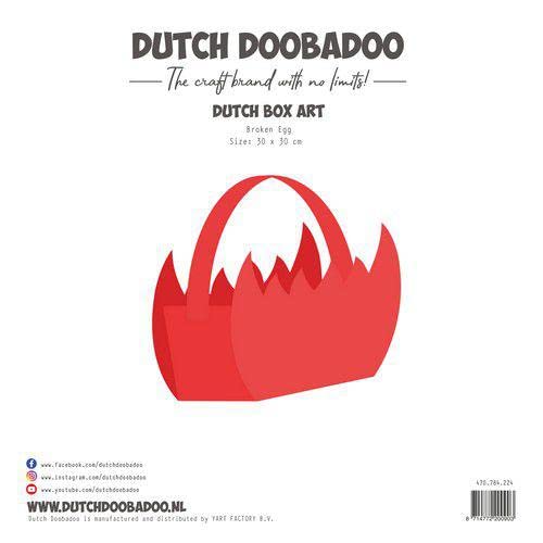 Dutch Dobadoo DDBD Box Art Broken Egg (30 x 30 cm) von Dutch Doobadoo