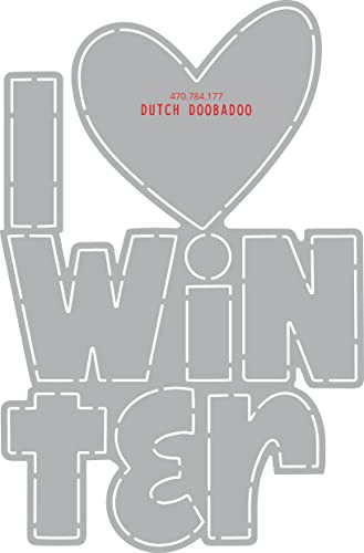Dutch Doobadoo DDBD Card I love winter A5 von Dutch Doobadoo