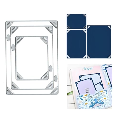 3 Stück/Set Fotos Rechteckrahmen Metall Stanzformen Schablone Fotos Stanzformen Stanzschablonen DIY Scrapbooking Karten Fotoalbum Handwerk Dekor Prägepapier Stanzformen für Alben Karten Scrapbooking 3 Stück/Set Fotos Rechteckrahmen Metall Stanzformen Schablone Fotos Stanzformen Stanzschablonen DIY Scrapbooking Karten Fotoalbum Handwerk Dekor Prägepapier Stanzformen für Alben Karten Scrapbooking von DuuFounG