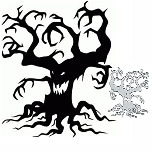 Metall-Stanzformen mit Halloween-Baumrahmen, Stanzschablonen, Halloween-Baum-Stanzformen, Metallschablonen, DIY, Scrapbooking, Karten, dekorative Prägepapier-Stanzformen für Album, Kartenherstellung, Metall-Stanzformen mit Halloween-Baumrahmen, Stanzschablonen, Halloween-Baum-Stanzformen, Metallschablonen, DIY, Scrapbooking, Karten, dekorative Prägepapier-Stanzformen für Album, Kartenherstellung, von DuuFounG