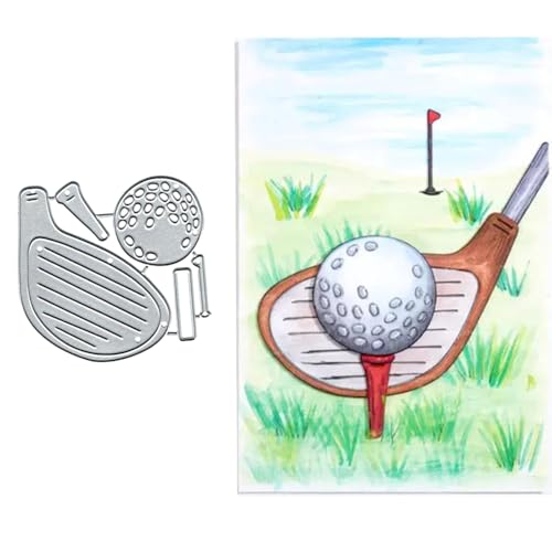 Metall-Stanzschablone für Golfbälle, Rahmen für Golfbälle, Stanzschablonen, DIY, Scrapbooking, Karten, Fotoalbum, Basteln, dekorative Prägepapier-Stanzformen für Alben, Karten, Scrapbooking Metall-Stanzschablone für Golfbälle, Rahmen für Golfbälle, Stanzschablonen, DIY, Scrapbooking, Karten, Fotoalbum, Basteln, dekorative Prägepapier-Stanzformen für Alben, Karten, Scrapbooking von DuuFounG