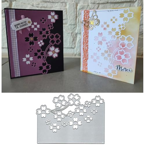 Metall-Stanzschablone mit Blumenmuster, Spitzenbordüre, Blumen-Stanzformen, Stanzschablonen, DIY, Scrapbooking, Karten, Fotoalbum, Basteln, dekorative Prägepapier-Stanzformen für Alben, Karten Metall-Stanzschablone mit Blumenmuster, Spitzenbordüre, Blumen-Stanzformen, Stanzschablonen, DIY, Scrapbooking, Karten, Fotoalbum, Basteln, dekorative Prägepapier-Stanzformen für Alben, Karten von DuuFounG