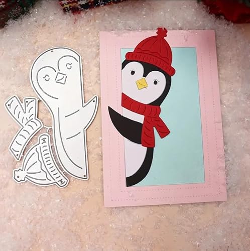 Pinguin-Metall-Stanzschablone, Pinguin-Stanzformen, Stanzschablonen, DIY, Scrapbooking, Karten, Fotoalbum, Basteln, dekorative Prägepapier-Stanzformen für Album, Karten, Scrapbooking Pinguin-Metall-Stanzschablone, Pinguin-Stanzformen, Stanzschablonen, DIY, Scrapbooking, Karten, Fotoalbum, Basteln, dekorative Prägepapier-Stanzformen für Album, Karten, Scrapbooking von DuuFounG
