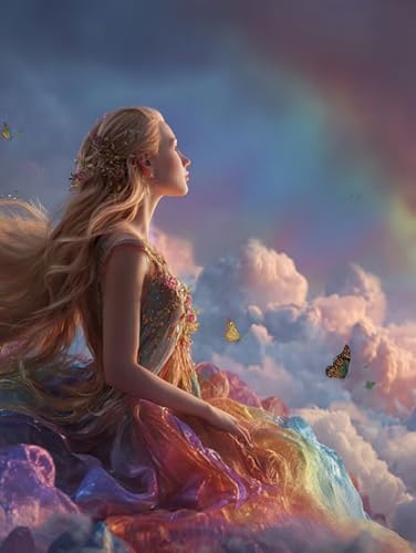 Diamond Painting Kits Adults Regenbogen,Diamond Painting Kinder 5D Malen Nach Zahlen Mosaikherstellung DIY Frauen Diamant Malerei Erwachsene Set, Bilder Arts Crafts für Home Wand Decor 35x45cm jz-286 Diamond Painting Kits Adults Regenbogen,Diamond Painting Kinder 5D Malen Nach Zahlen Mosaikherstellung DIY Frauen Diamant Malerei Erwachsene Set, Bilder Arts Crafts für Home Wand Decor 35x45cm jz-286 von Duuanxin