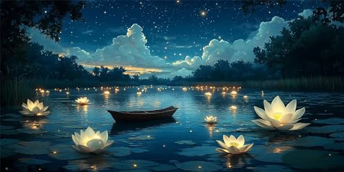Blumen Diamond Painting Erwachsene, Kleines Boot Diamond Painting Set für Kinder, Crystal Art für Anfänger, Diamant Kunst Mosaikherstellung, Diamant Kunst Erwachsene XXL, Wand Deko, 100x200cm p-216 Blumen Diamond Painting Erwachsene, Kleines Boot Diamond Painting Set für Kinder, Crystal Art für Anfänger, Diamant Kunst Mosaikherstellung, Diamant Kunst Erwachsene XXL, Wand Deko, 100x200cm p-216 von Duushuait