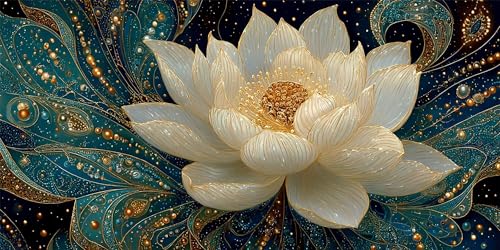 Blumen Diamond Painting Erwachsene, Weiß Diamond Painting Set für Kinder, Crystal Art für Anfänger, DIY Diamant Kunst Mosaikherstellung, Diamant Kunst Erwachsene Groß XXL, Wand Deko, 100x200cm p-212 Blumen Diamond Painting Erwachsene, Weiß Diamond Painting Set für Kinder, Crystal Art für Anfänger, DIY Diamant Kunst Mosaikherstellung, Diamant Kunst Erwachsene Groß XXL, Wand Deko, 100x200cm p-212 von Duushuait