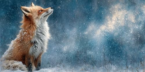 Diamond Painting Fuchs Diamond Painting Kinder, Schnee Bastelset Erwachsene, Kreativ Set für Erwachsene, 5D Crystal Art Set, DIY Diamant Kunst Kits für Anfänger, für Home Wall Decor, 90x180cm p-248 Diamond Painting Fuchs Diamond Painting Kinder, Schnee Bastelset Erwachsene, Kreativ Set für Erwachsene, 5D Crystal Art Set, DIY Diamant Kunst Kits für Anfänger, für Home Wall Decor, 90x180cm p-248 von Duushuait