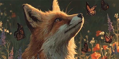 Diamond Painting Fuchs Diamond Painting Kinder, Tiere Bastelset Erwachsene, Kreativ Set für Erwachsene, 5D Crystal Art Set, DIY Diamant Kunst Kits für Anfänger, für Home Wall Decor, 90x180cm p-240 Diamond Painting Fuchs Diamond Painting Kinder, Tiere Bastelset Erwachsene, Kreativ Set für Erwachsene, 5D Crystal Art Set, DIY Diamant Kunst Kits für Anfänger, für Home Wall Decor, 90x180cm p-240 von Duushuait