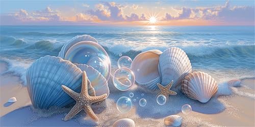 Diamond Painting Seestern Diamond Painting Kinder, Der Strand Bastelset Erwachsene, Kreativ Set für Erwachsene, 5D Crystal Art Set, DIY Diamant Kunst Kits für Anfänger, für Home Decor, 90x180cm p-209 Diamond Painting Seestern Diamond Painting Kinder, Der Strand Bastelset Erwachsene, Kreativ Set für Erwachsene, 5D Crystal Art Set, DIY Diamant Kunst Kits für Anfänger, für Home Decor, 90x180cm p-209 von Duushuait