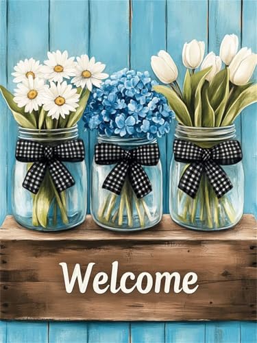 Duushuait Vase Diamond Painting Kinder, Schmetterlingsknoten Diamond Painting Erwachsene, Anfänger Crystal Art Set, Stressabbau Kunsthandwerk, Perfektes Geschenke, für Home Wall Decor 60x80cm f-277 Duushuait Vase Diamond Painting Kinder, Schmetterlingsknoten Diamond Painting Erwachsene, Anfänger Crystal Art Set, Stressabbau Kunsthandwerk, Perfektes Geschenke, für Home Wall Decor 60x80cm f-277 von Duushuait