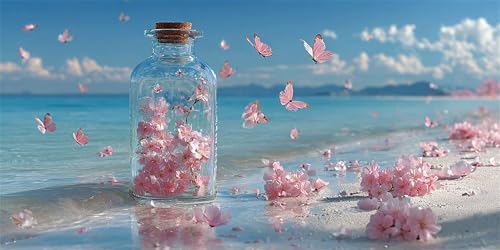 Flasche Diamond Painting Erwachsene, Rosa Diamond Painting Set für Kinder, Crystal Art für Anfänger, DIY Diamant Kunst Mosaikherstellung, Diamant Kunst Erwachsene Groß XXL, Wand Deko, 30x60cm p-611 Flasche Diamond Painting Erwachsene, Rosa Diamond Painting Set für Kinder, Crystal Art für Anfänger, DIY Diamant Kunst Mosaikherstellung, Diamant Kunst Erwachsene Groß XXL, Wand Deko, 30x60cm p-611 von Duushuait