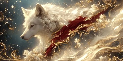 Fuchs Diamond Painting Erwachsene, Weiß Diamond Painting Set für Kinder, Crystal Art für Anfänger, DIY Diamant Kunst Mosaikherstellung, Diamant Kunst Erwachsene Groß XXL, Wand Deko, 100x200cm p-235 Fuchs Diamond Painting Erwachsene, Weiß Diamond Painting Set für Kinder, Crystal Art für Anfänger, DIY Diamant Kunst Mosaikherstellung, Diamant Kunst Erwachsene Groß XXL, Wand Deko, 100x200cm p-235 von Duushuait