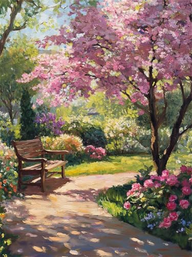 Garten Diamond Painting Kinder, Stühle Diamond Painting Erwachsene, Anfänger Crystal Art Set, Entspannendes & Stressabbau Kunsthandwerk, Perfektes Geschenke, für Home Wall Decor 60x80cm f-281 Garten Diamond Painting Kinder, Stühle Diamond Painting Erwachsene, Anfänger Crystal Art Set, Entspannendes & Stressabbau Kunsthandwerk, Perfektes Geschenke, für Home Wall Decor 60x80cm f-281 von Duushuait