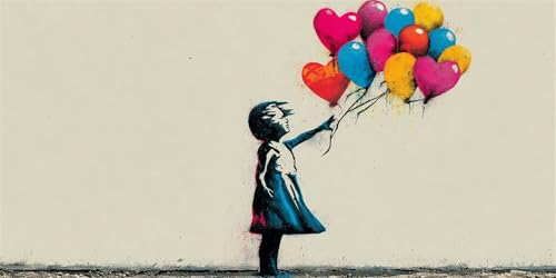 Junge. Diamond Painting Erwachsene, Ballon Diamond Painting Set für Kinder, Crystal Art für Anfänger, DIY Diamant Kunst Mosaikherstellung, Diamant Kunst Erwachsene Groß XXL, Wand Deko, 80x160cm p-566 von Duushuait