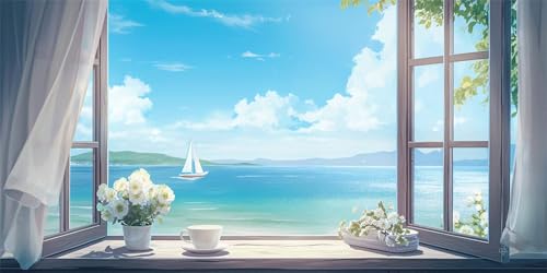 Meer Diamond Painting Erwachsene, Kleines Boot Diamond Painting Set für Kinder, Crystal Art für Anfänger, DIY Diamant Kunst Mosaikherstellung, Diamant Kunst Erwachsene XXL, Wand Deko, 100x200cm p-206 Meer Diamond Painting Erwachsene, Kleines Boot Diamond Painting Set für Kinder, Crystal Art für Anfänger, DIY Diamant Kunst Mosaikherstellung, Diamant Kunst Erwachsene XXL, Wand Deko, 100x200cm p-206 von Duushuait