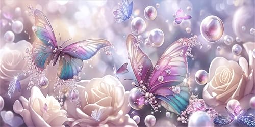 Schmetterlinge Diamond Painting Erwachsene, Farbe Diamond Painting Set für Kinder, Crystal Art für Anfänger, Diamant Kunst Mosaikherstellung, Diamant Kunst Erwachsene XXL, Wand Deko, 100x200cm p-253 Schmetterlinge Diamond Painting Erwachsene, Farbe Diamond Painting Set für Kinder, Crystal Art für Anfänger, Diamant Kunst Mosaikherstellung, Diamant Kunst Erwachsene XXL, Wand Deko, 100x200cm p-253 von Duushuait