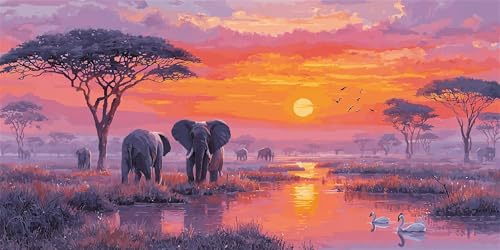 Sonnenuntergang Diamond Painting Erwachsene, Tiere Diamond Painting Set für Kinder, Crystal Art für Anfänger, Diamant Kunst Mosaikherstellung, Diamant Kunst Erwachsene XXL, Wand Deko, 40x80cm p-441 Sonnenuntergang Diamond Painting Erwachsene, Tiere Diamond Painting Set für Kinder, Crystal Art für Anfänger, Diamant Kunst Mosaikherstellung, Diamant Kunst Erwachsene XXL, Wand Deko, 40x80cm p-441 von Duushuait